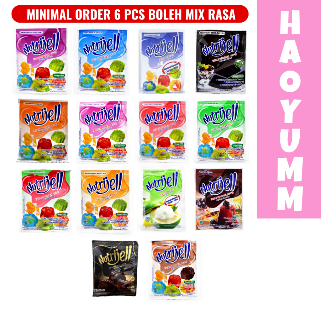 

NUTRIJELL Jelly kemasan ekonomis 10 g Forisa [HAOYUMM]
