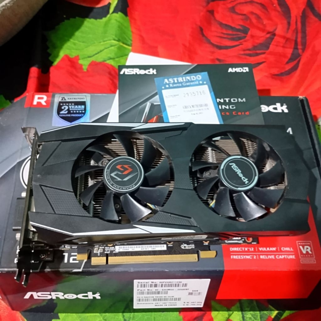 RX580 8GB ASRock Phantom Gaming D