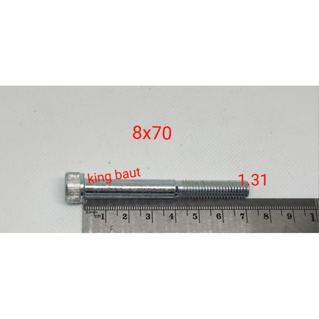 baut L6 (m8) x 7cm (baut 12)