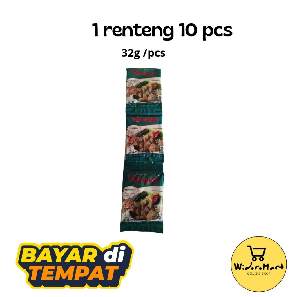 

1 renteng tepung pengenyal bakso sikenyal pengenyal 32gr/pcs