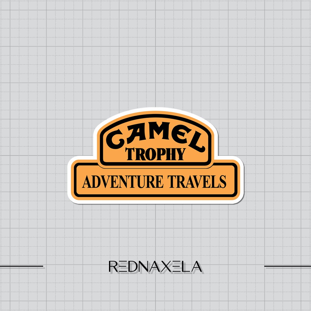 

Stiker Vinyl Camel Trophy Adventure Travels Stiker Koper Outdoor Waterproof Sticker