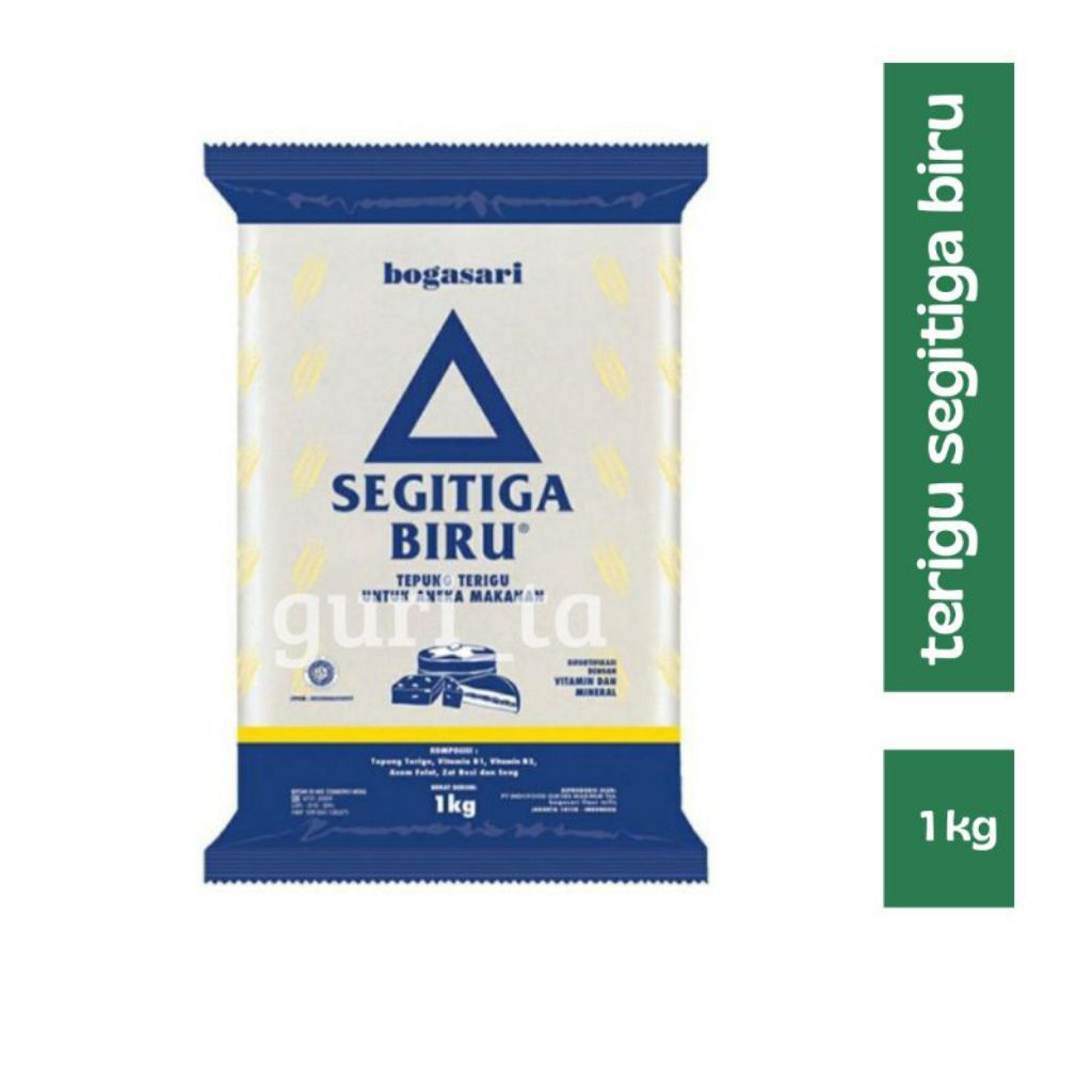 

TERIGU SEGITIGA BIRU, LENCANA MERAH, CAKRA KEMBAR, SANIA 1KG