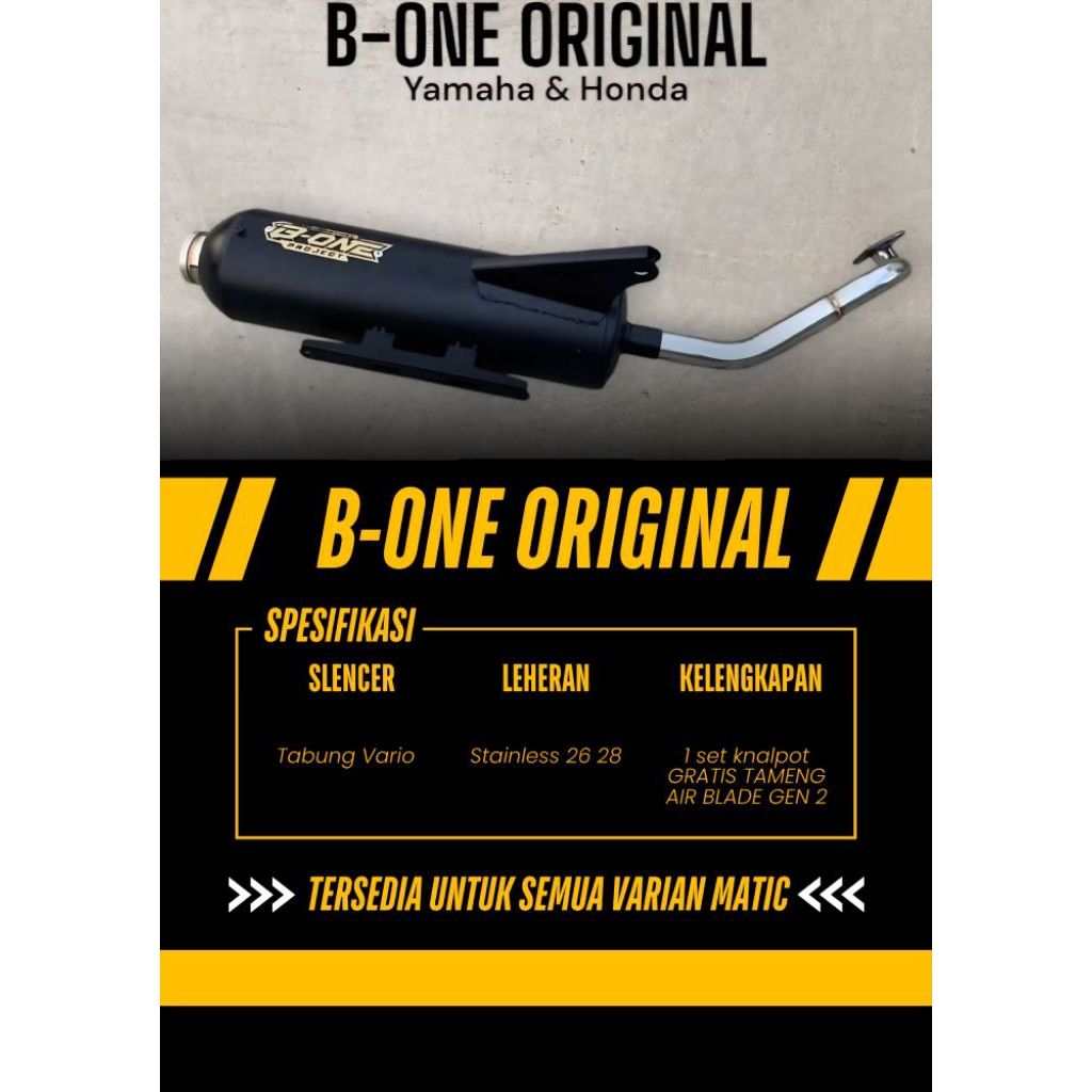 Knalpot Tabung Vario Leheran 26 28 Beat deluxe Vario 125 Vario 150 Vario KZR Vario Karbu Vario FI ES