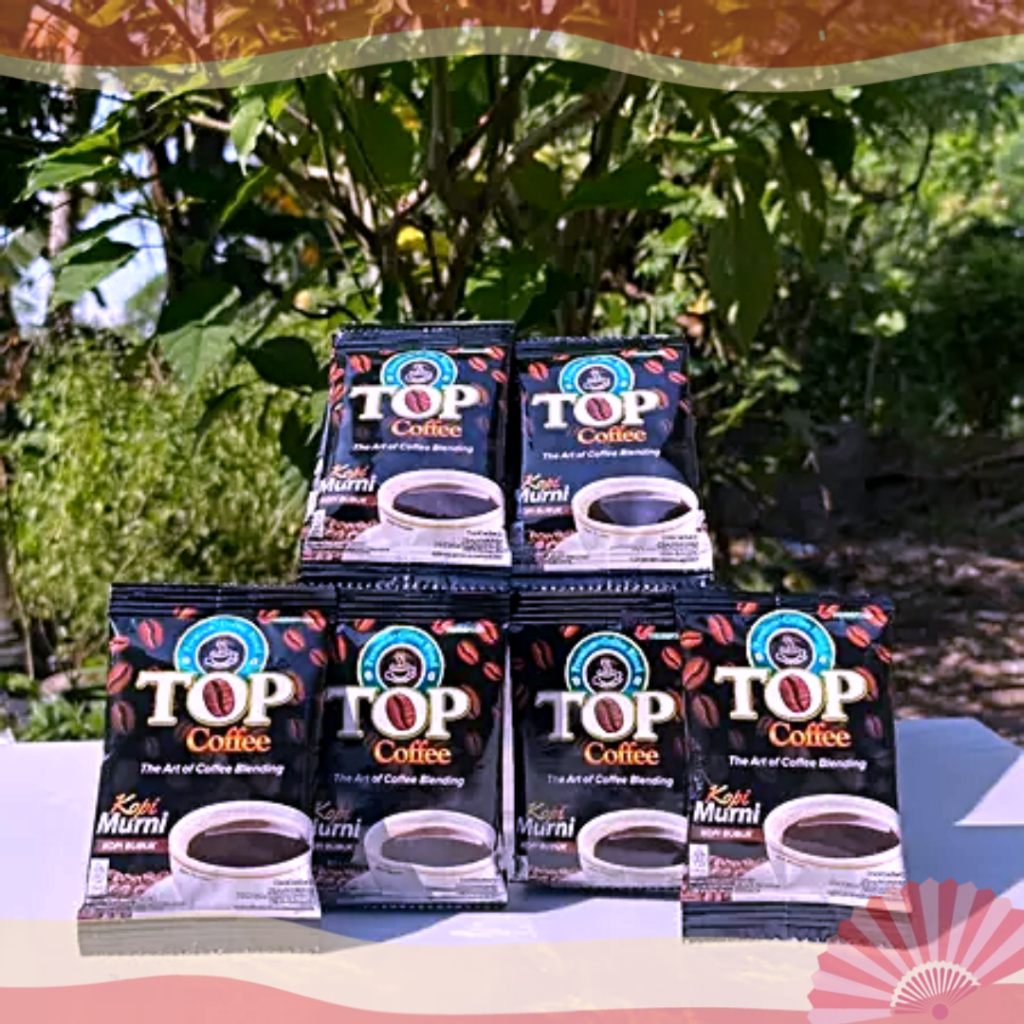 

Top Coffe Murni Sachet 7 Gram Top Kopi Hitam Tanpa Gula isi 12 Sachet