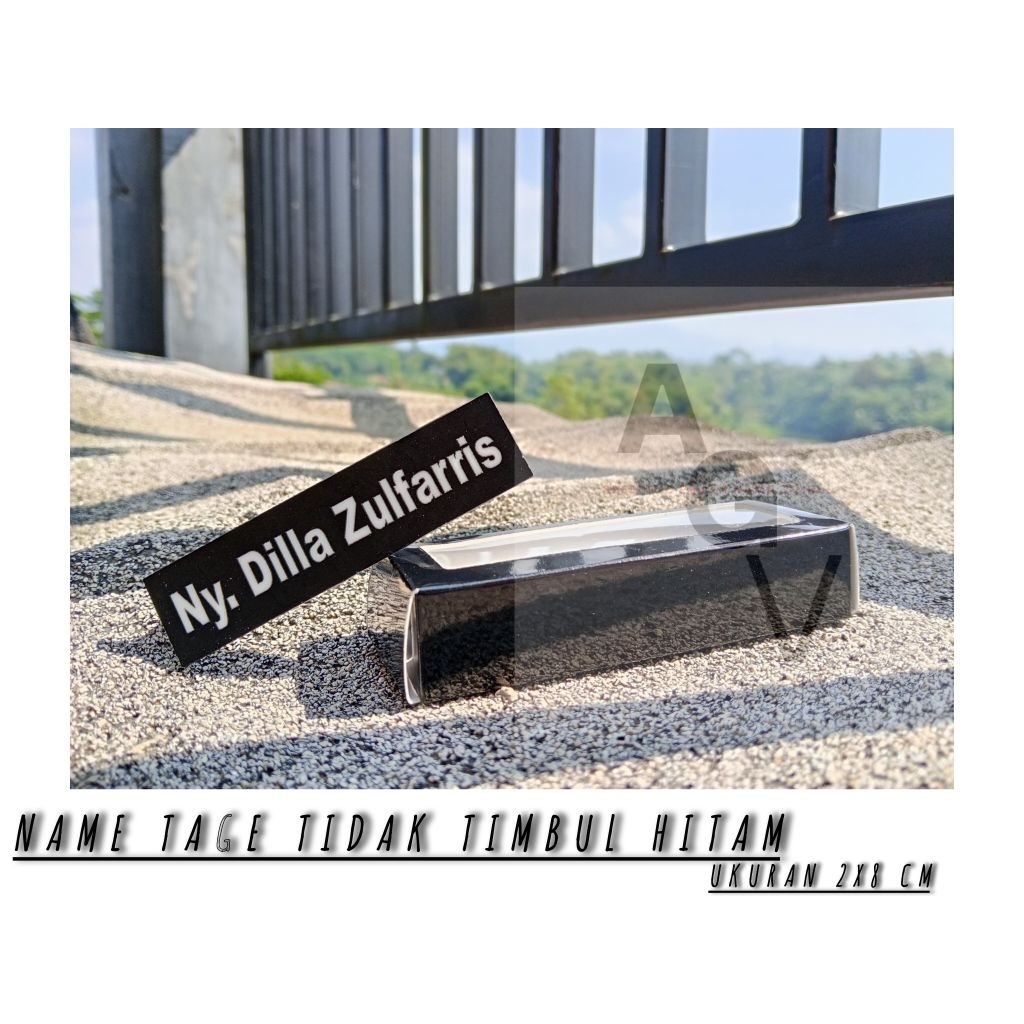 

Papan Nama Tidak timbul hitam - Nametage Tidak timbul hitam