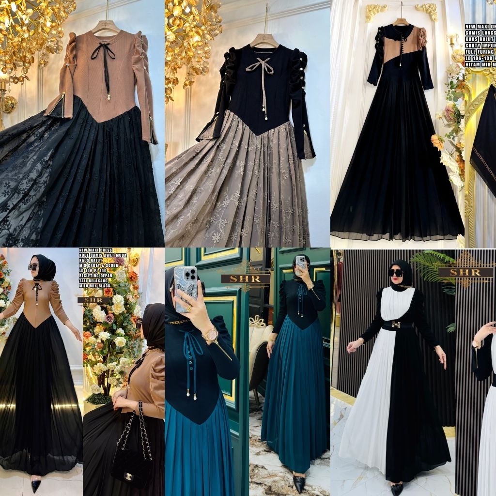 Dress SHR jamet polosan ori shr