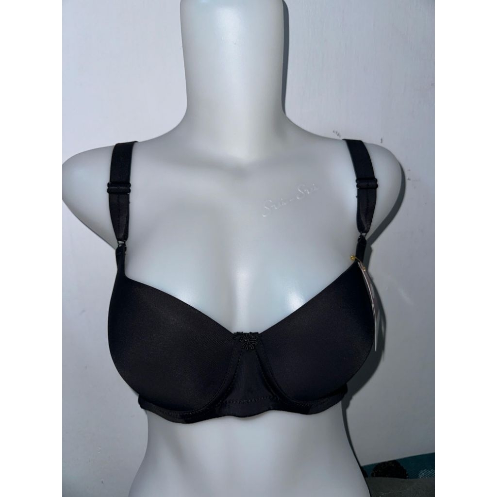 1 Pcs..Bra Wanita Dewasa Merk SCALEN Warna Hitam Polos Size 36-38-40-42
