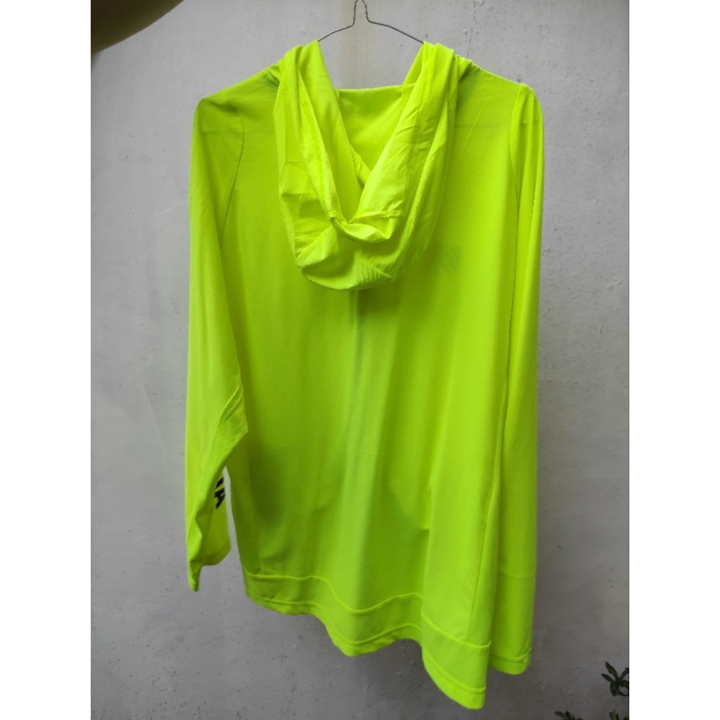 PRELOVED neon green jacket Ori fila