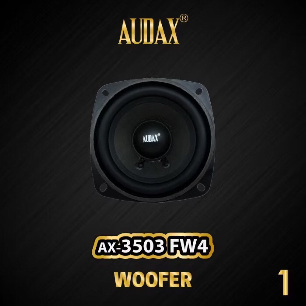 Speaker Audax 3.5 inch Woofer AX - 3503 FW4 Woofer Audax Original 50 Watt