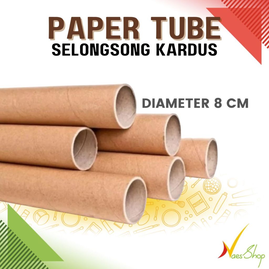 

Paper Tube | Selongsong Kardus Paking Diameter 8 cm