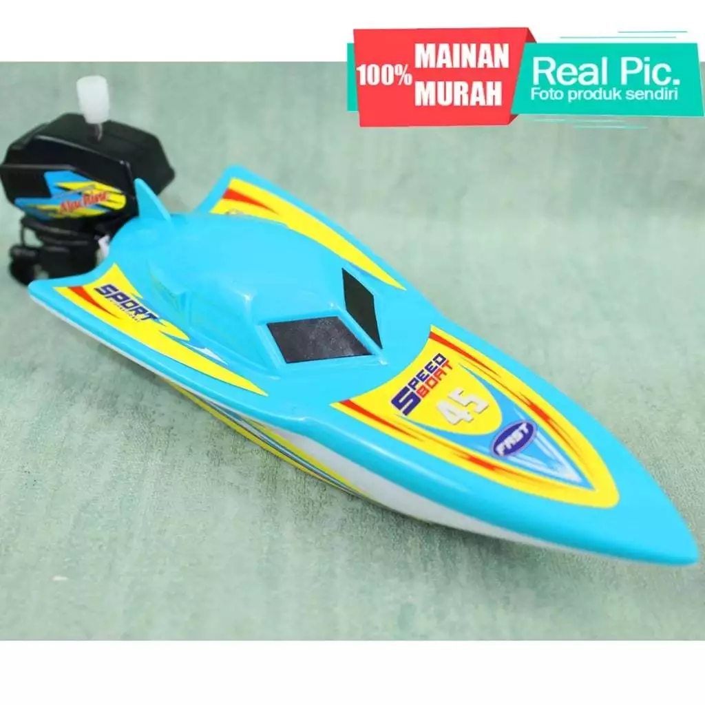 Mainan Anak Kapal Boat Sport BU27 / Mainan Speed Boat / Mainan Speed Boat Putar Dapat Melaju Di Air 