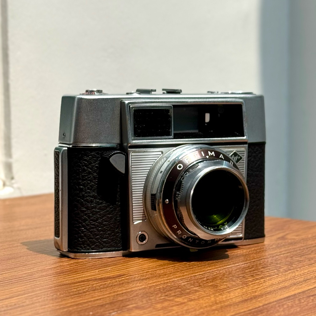 Kamera Agfa Optima II + Agfa Color Apotar 45mm F/2.8 Mulus