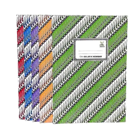 

200 Lembar - Buku Batik FOLIO F4 Gelatik Kembar / Buku Gelatik Isi 200