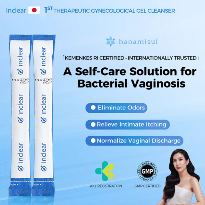 Allingroupsemesta - Hanamisui Inclear Gel Intim Pembersih + Pelumas Area Kewanitaan Anti Gatal Bau