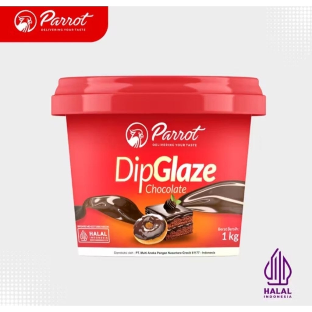 

PARROT DIP GLAZE COKLAT 1 KG