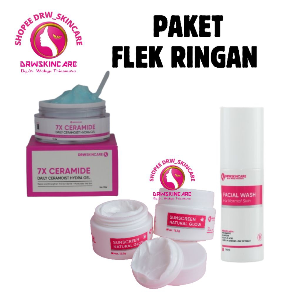 DRW SKINCARE / PAKET FLEK RINGAN / PAKET FLEK / PAKET FLEK DRW SKINCARE / FLEK / PAKET FLEK RINGAN D