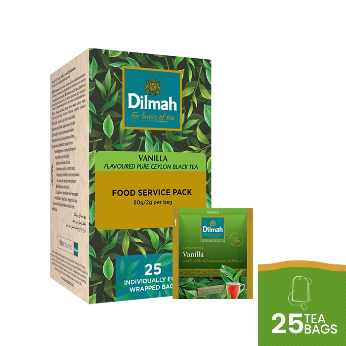 

[oddsolshop] pekanbaru/Dilmah Vanilla Flavored Black Tea 25 PCS / Teh Hitam Paduan Rasa Vanila