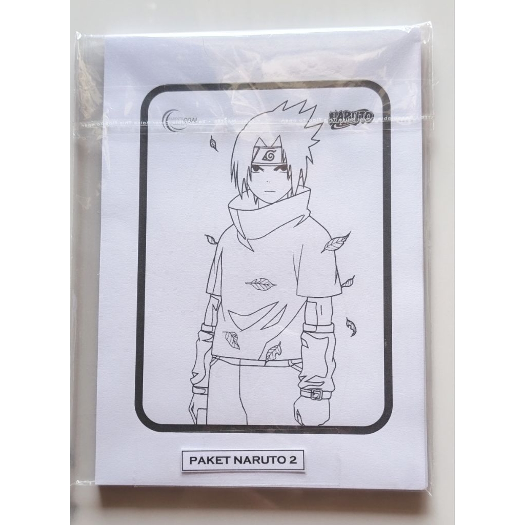 

lembar mewarnai anak 50 lembar seri naruto