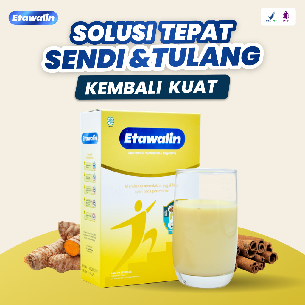 

Etawalin Asli Original Solusi Bantu Atasi Nyeri Sendi dan Tulang Asam Urat & Rematik