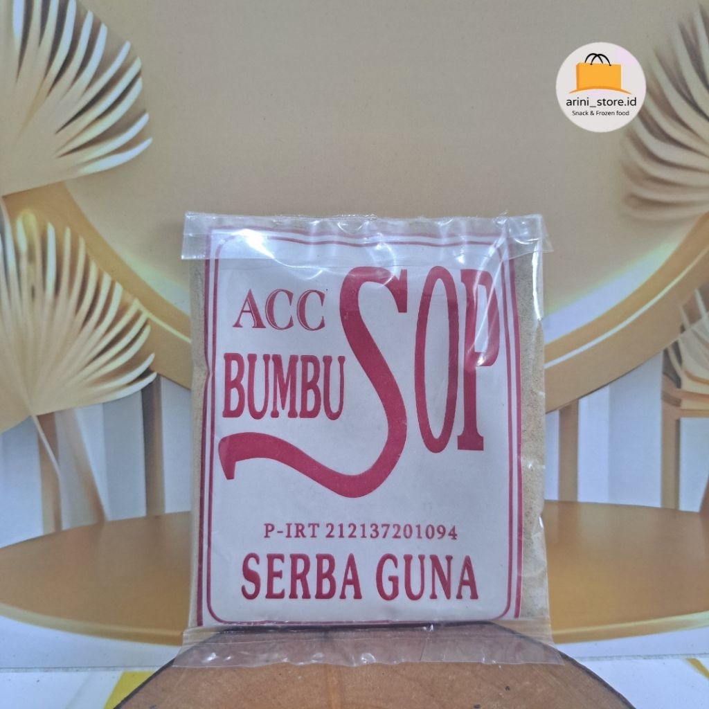 

BUMBU ACC SOP SERBA GUNA 25 GRAM ASLI SOLOK SUMBAR