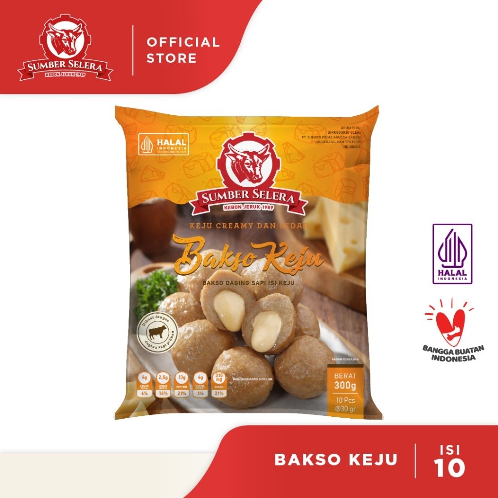 

Sumber Selera Bakso Sapi Isi Keju 300gr