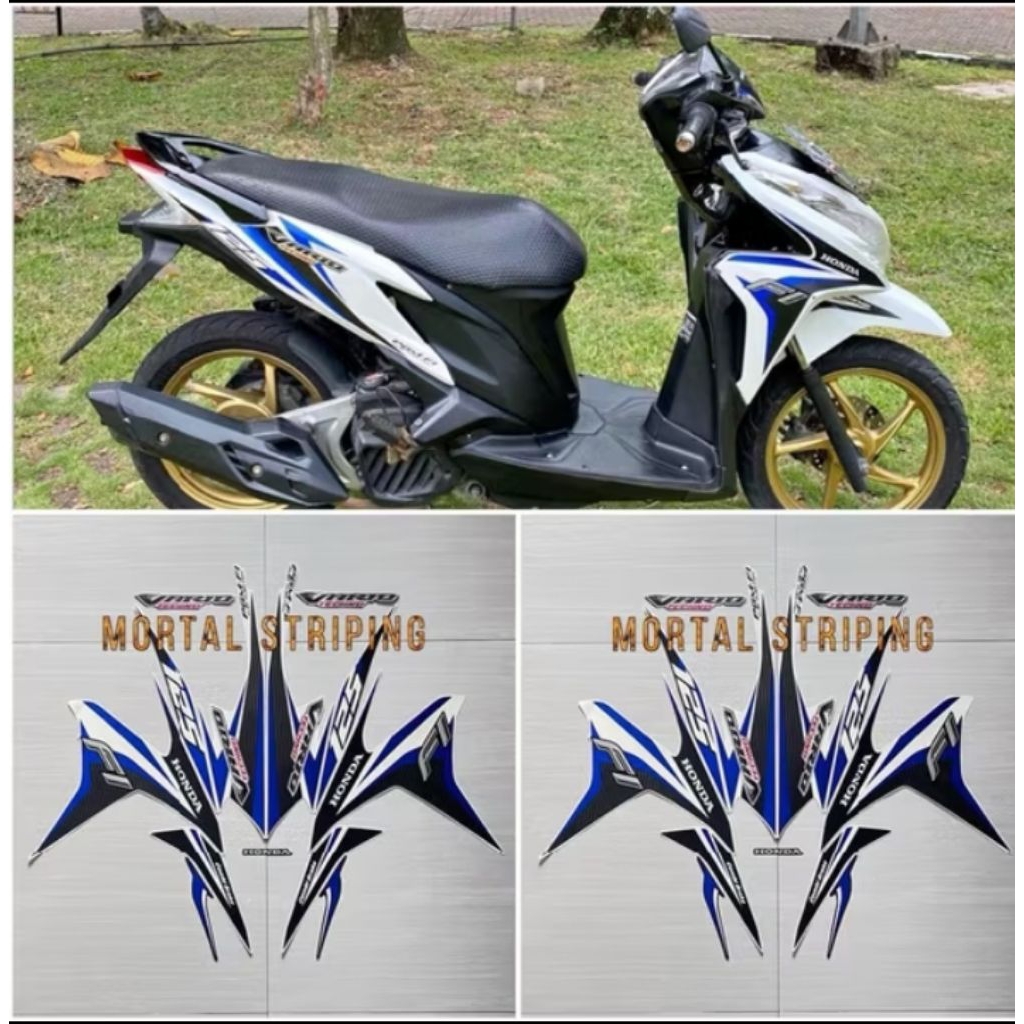 striping. stiker. motor honda vario 125.old.2012-2014