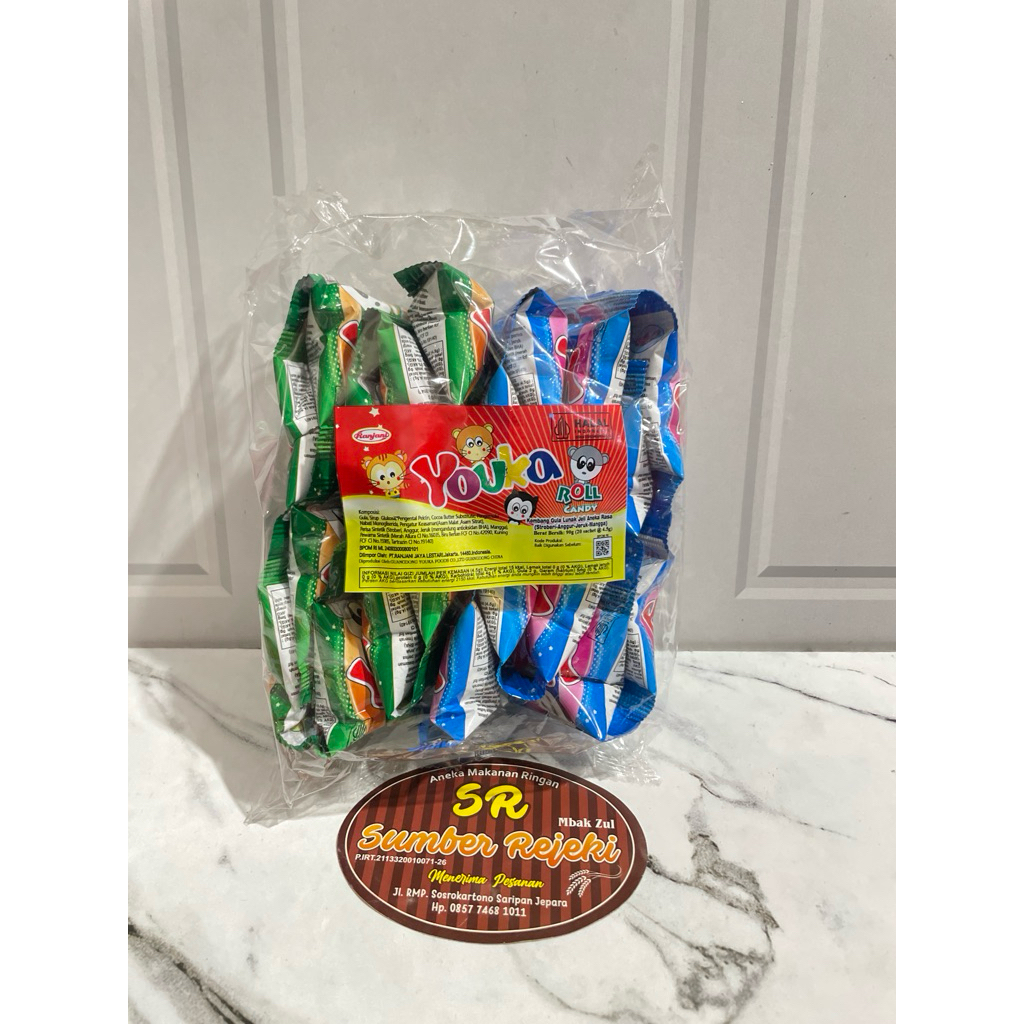 

YOUKA ROLL CANDY ISI 2 renteng