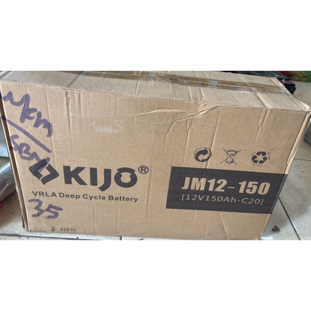 Aki kering Vrla Kijo JM12-150 12v150ah