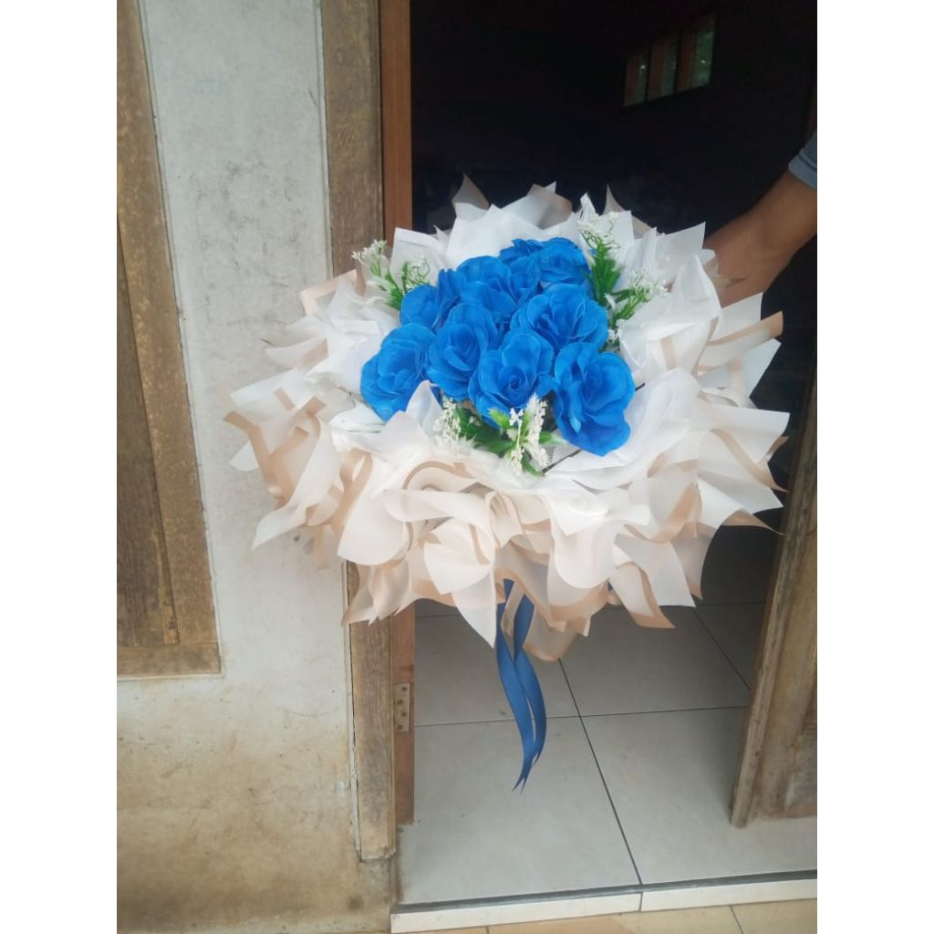 

Buket Bunga Pita Satin