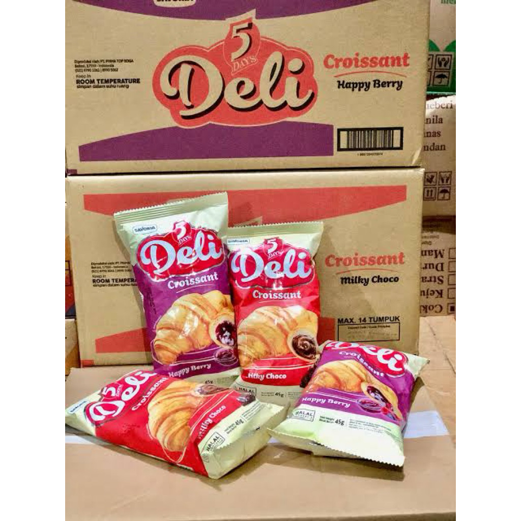 

5 days Deli Croissant isi 20pcs BARU