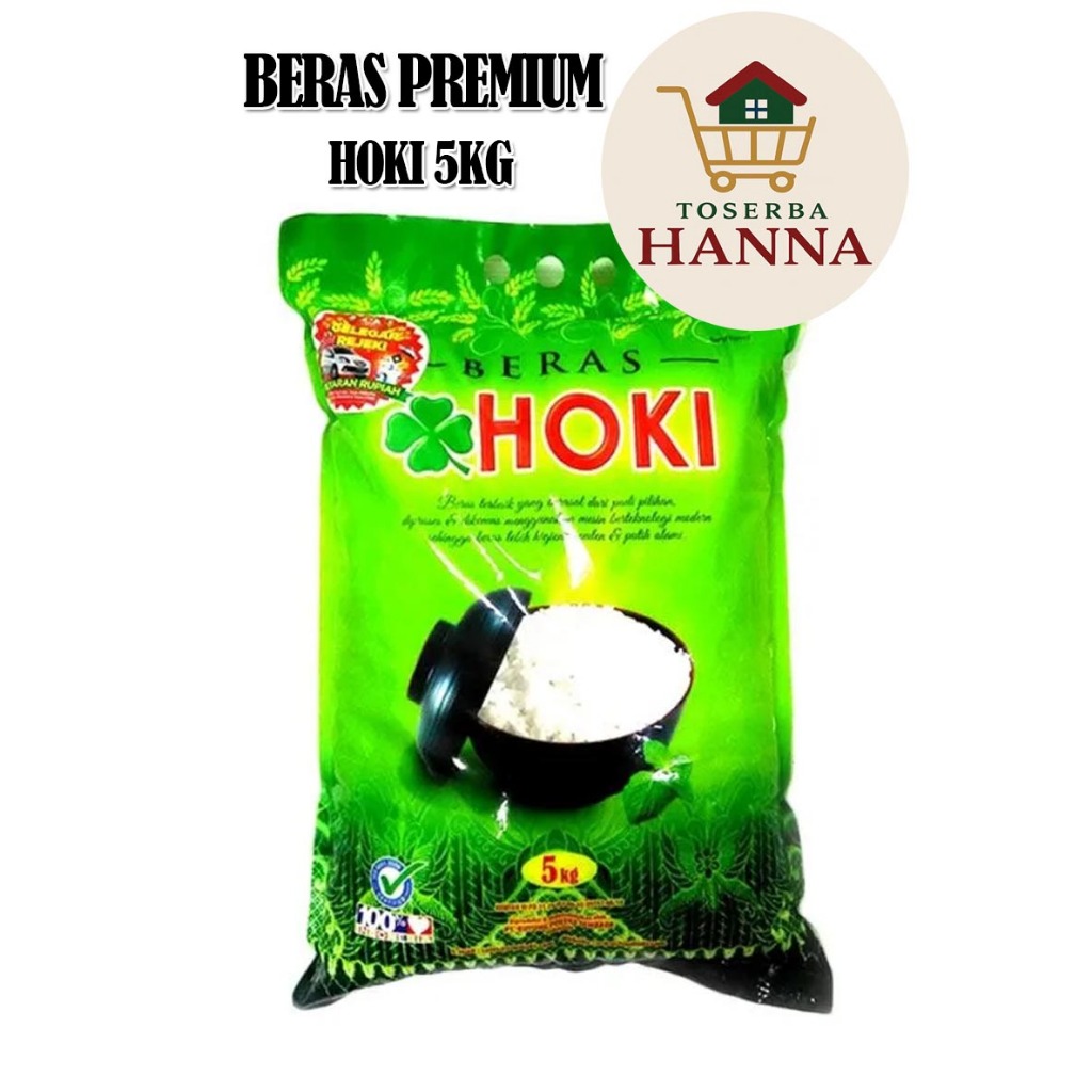 

Beras HOKI 5KG – Pulen, Wangi, Bersih | Beras Pilihan Kualitas Premium (PAKET BUNDLING)