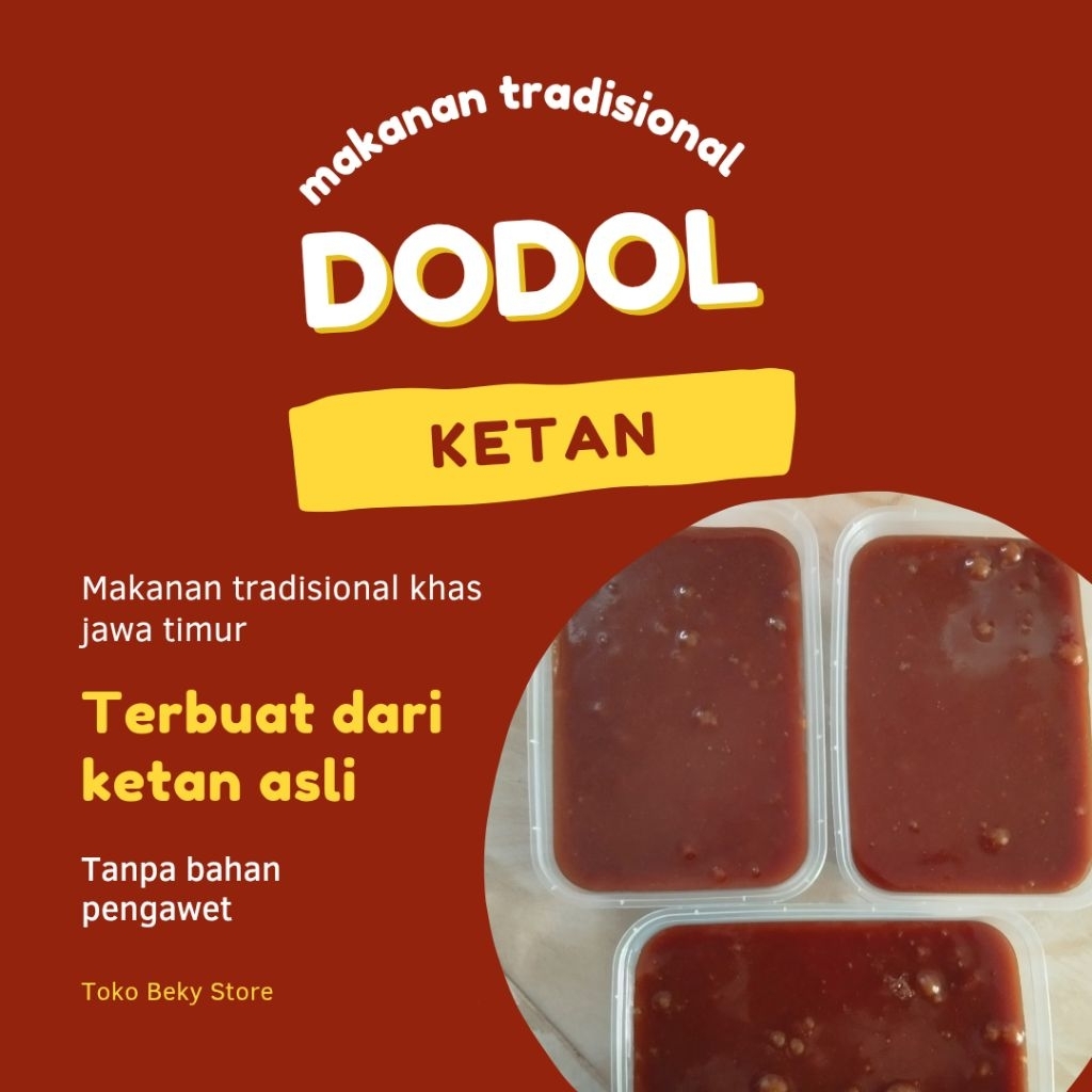 

Dodol ketan/jenang manis gurih berkualitas tinggi