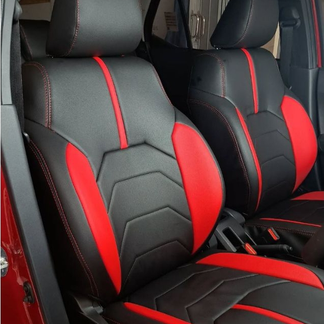 Sarung Jok Mobil Agya GR,Agya G Kepala Cabut Full Set[Bahan Oscar]