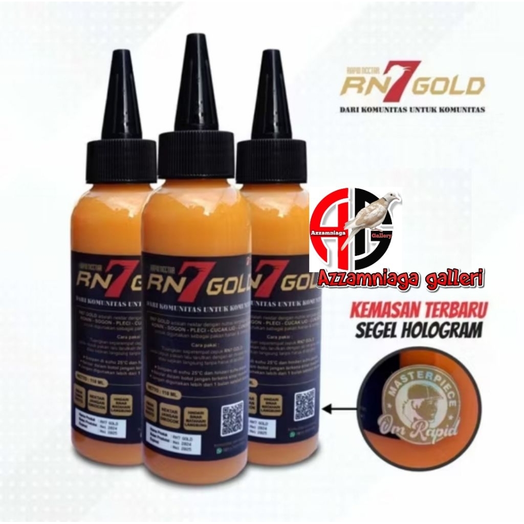 RN7 GOLD RAPID NECTAR RN 7 GOLD PAKAN HARIAN BURUNG KOLIBRI