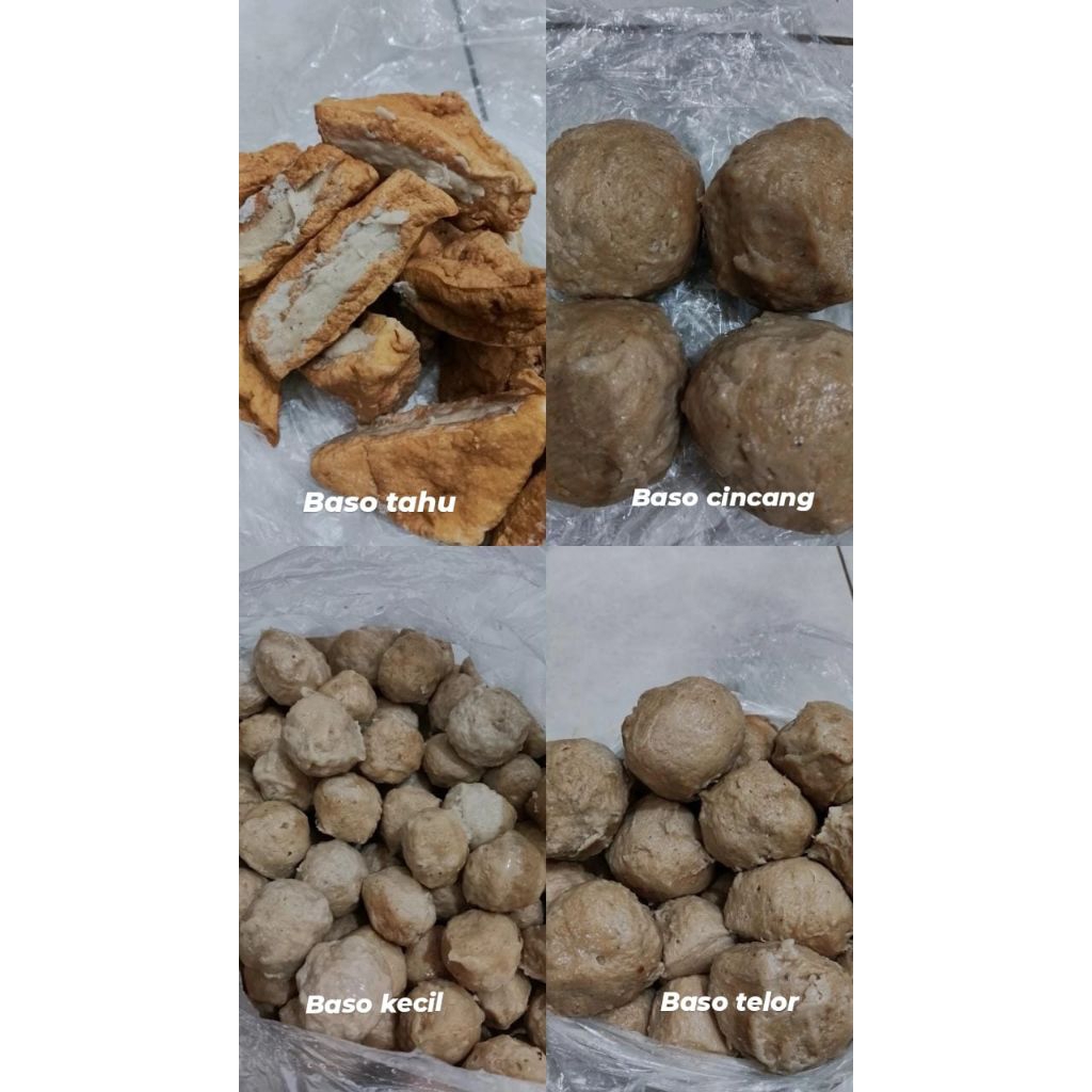 

BAKSO sapi spesial isi daging cincang jumbo isi 6 butir