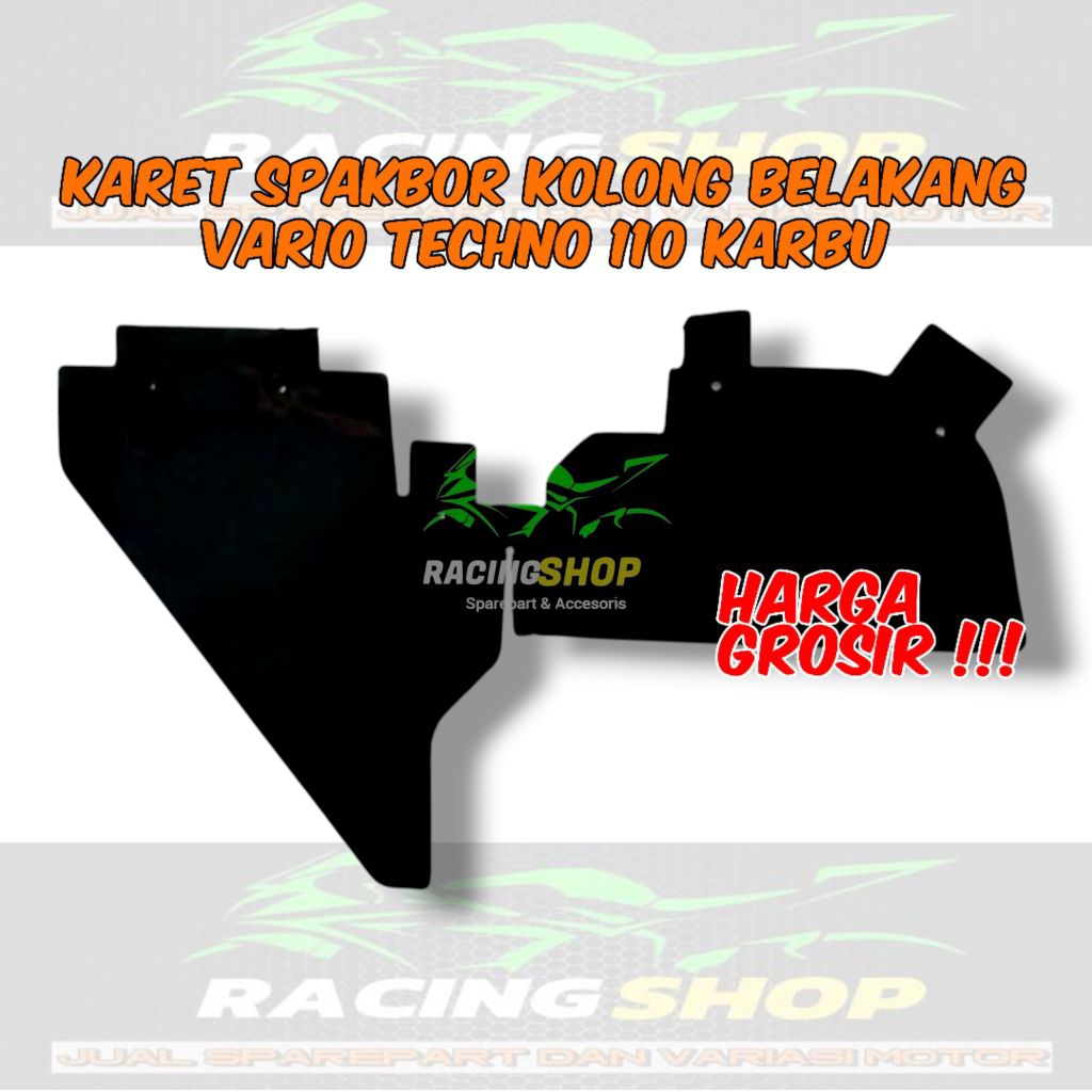 Karet Mudflap vario 110 Techno karet penahan lumpur spakbor kolong belakang vario 110 karbu