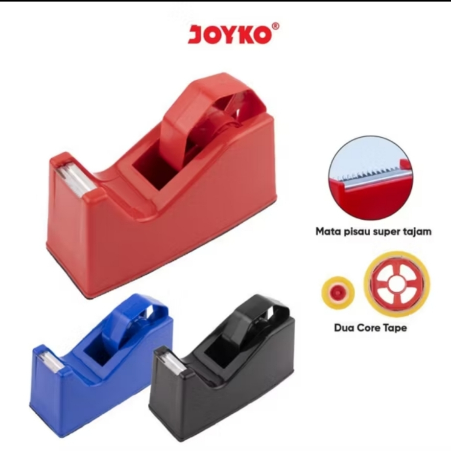 

Joyko Dispenser Tape Cutter TD-103 Dual Core / Tempat Potong Selotip / Pemotong Isolasi