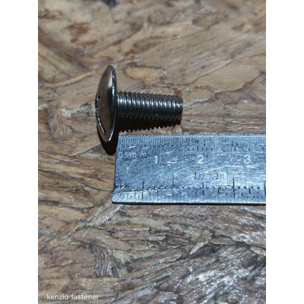 Baut body supra M.6x16 (ukuran baut 10)