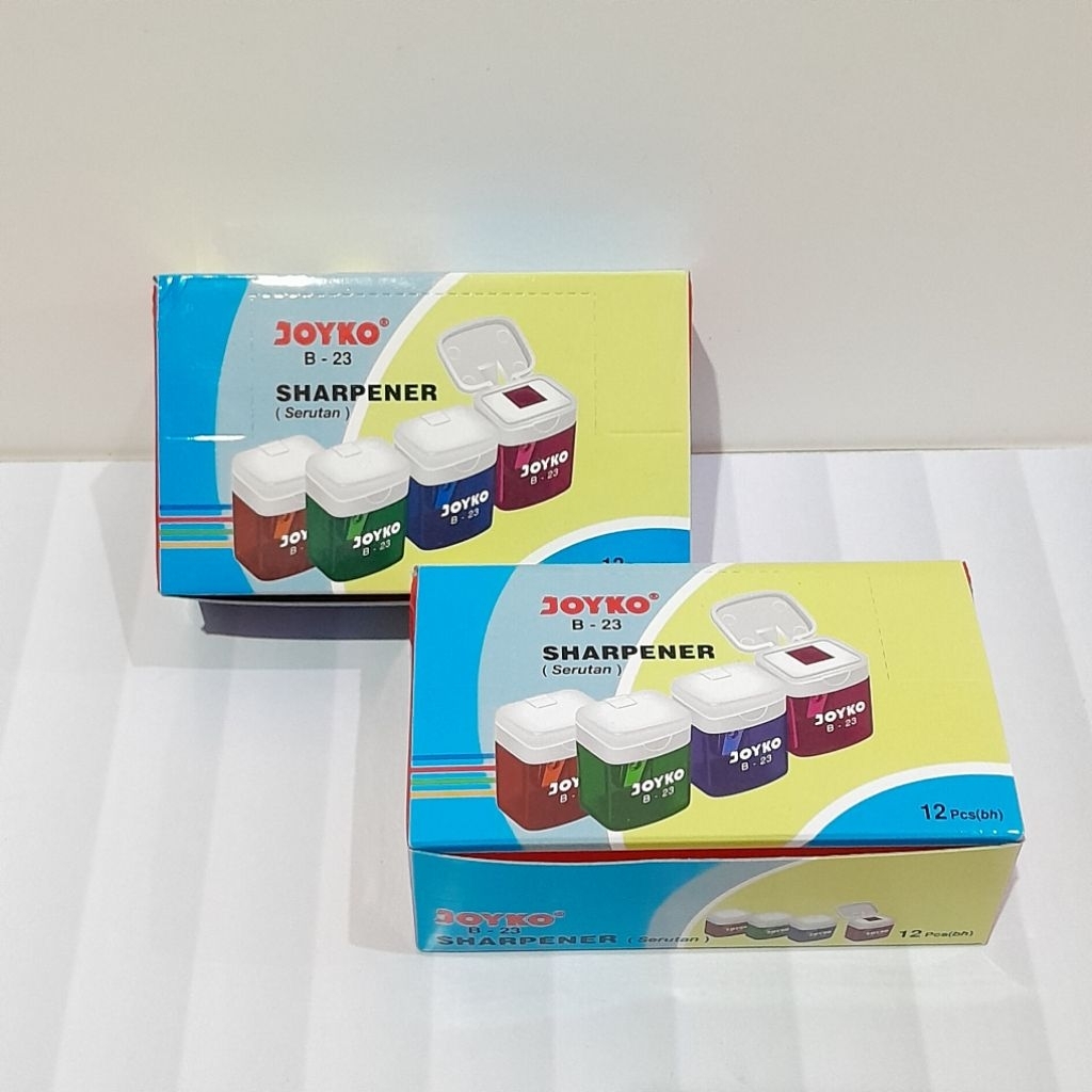 

(1BOX Isi 12pcs / 6pcs) Rautan Joyko B-23 warna warni /Rautan Pensil Warna Warni