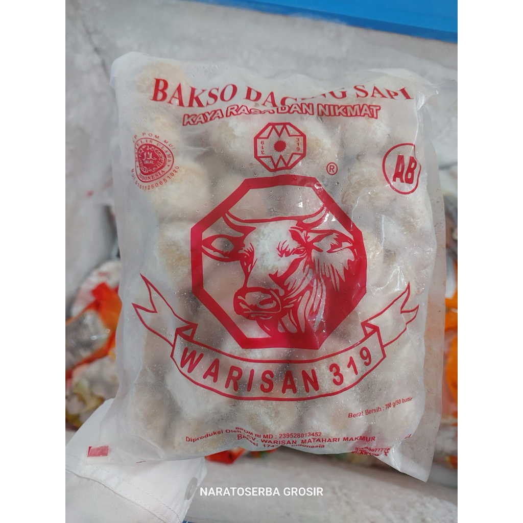 

BAKSO WARISAN Daging AB Isi 50pcs