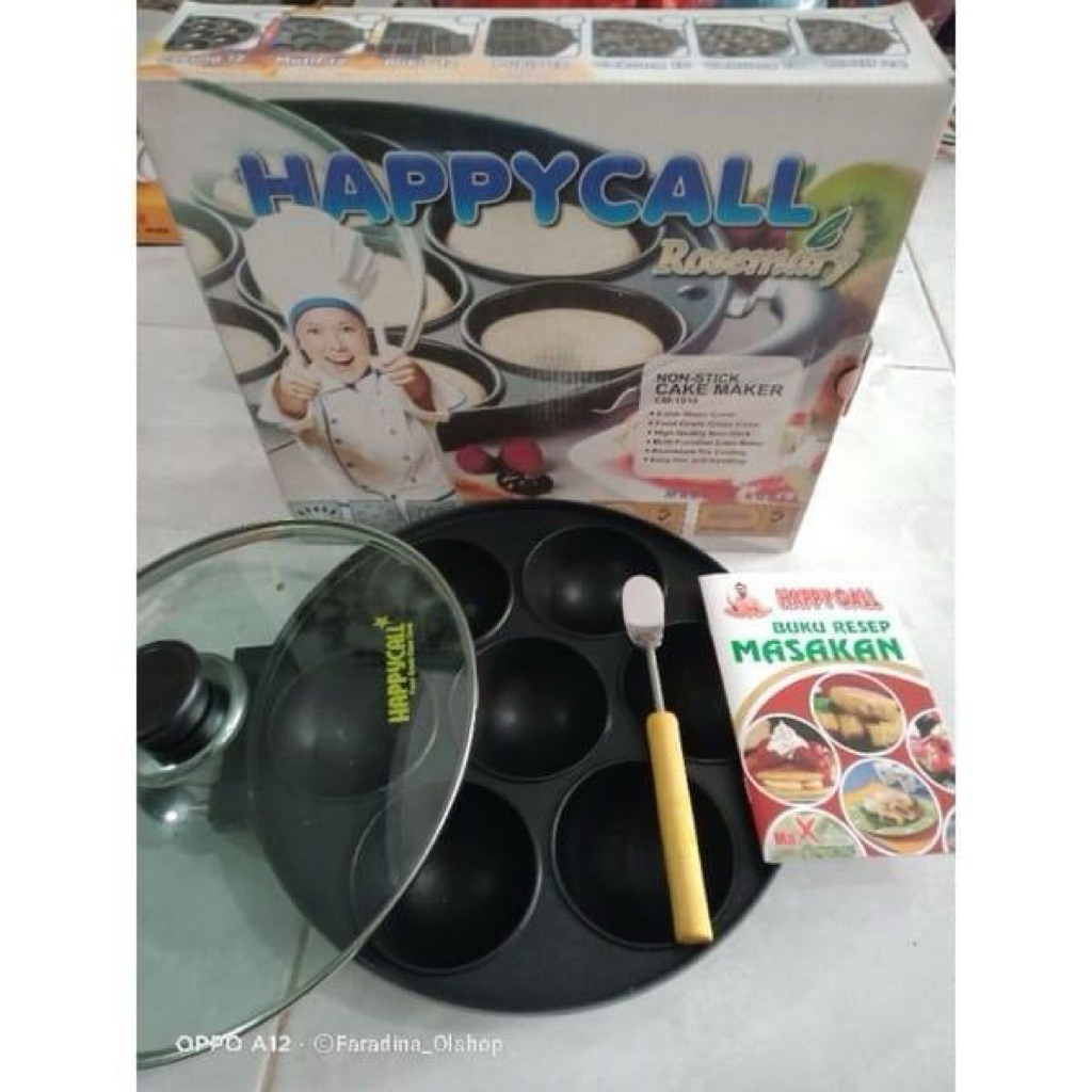 Ceatakan Kue HappyCall Bikang 7 Lubang Cekung
