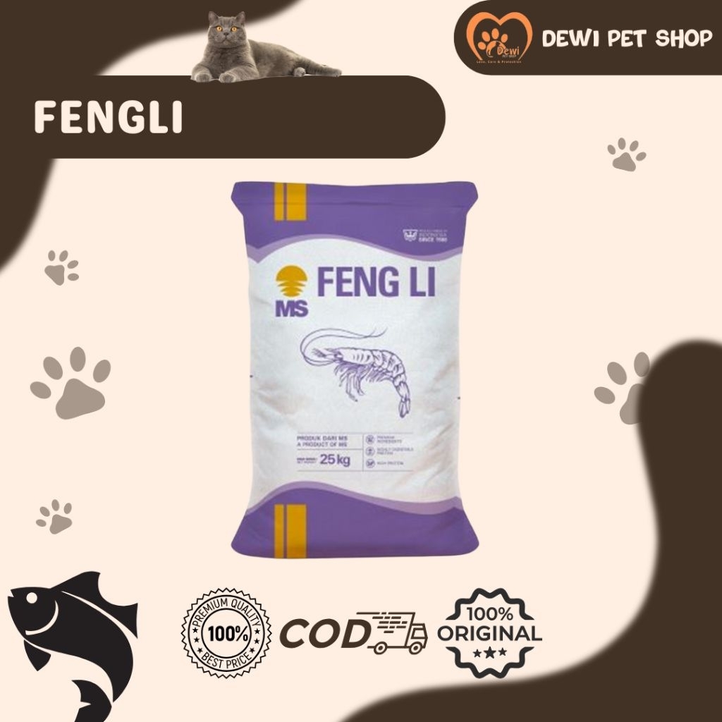 Fengli 0/1 karungan pakan udang memberikan energi positif untuk pertumbungan udang