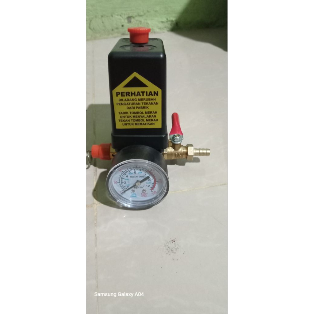 otomatis gauge kompresor presure valve kran