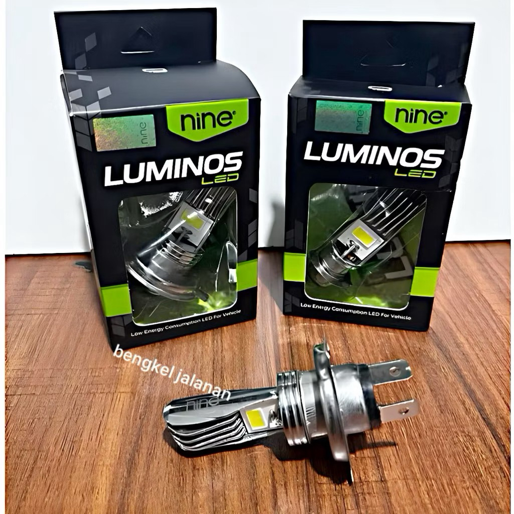 LAMPU LED UATAMA MOTOR MOBIL H4 / HS1 NINE LUMINOS G1 COB 2 LED Hs1 HI LOW AC DC