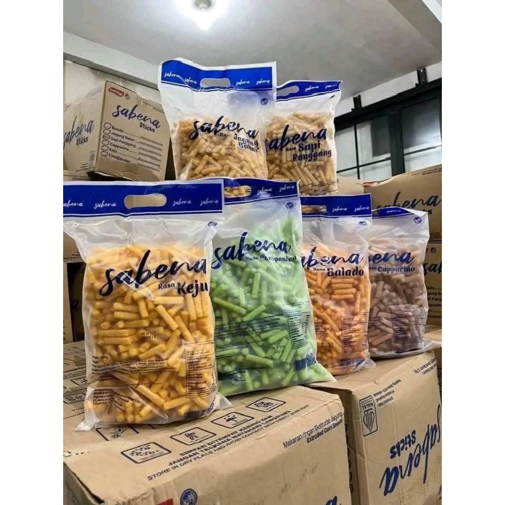 

Sabena jumbo 340gr | Camilan stick berbagai varian rasa isi banyak