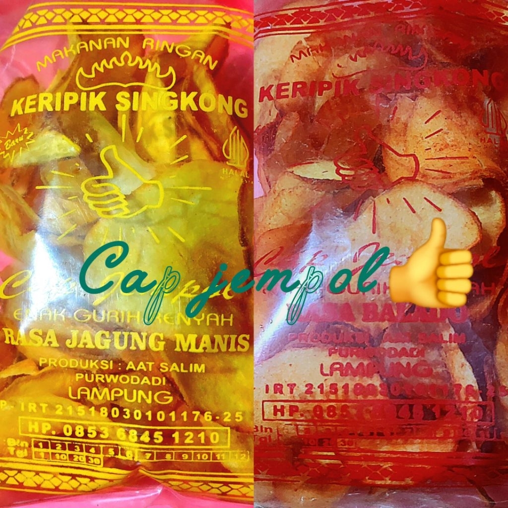

KERIPIK SINGKONG CAP JEMPOL