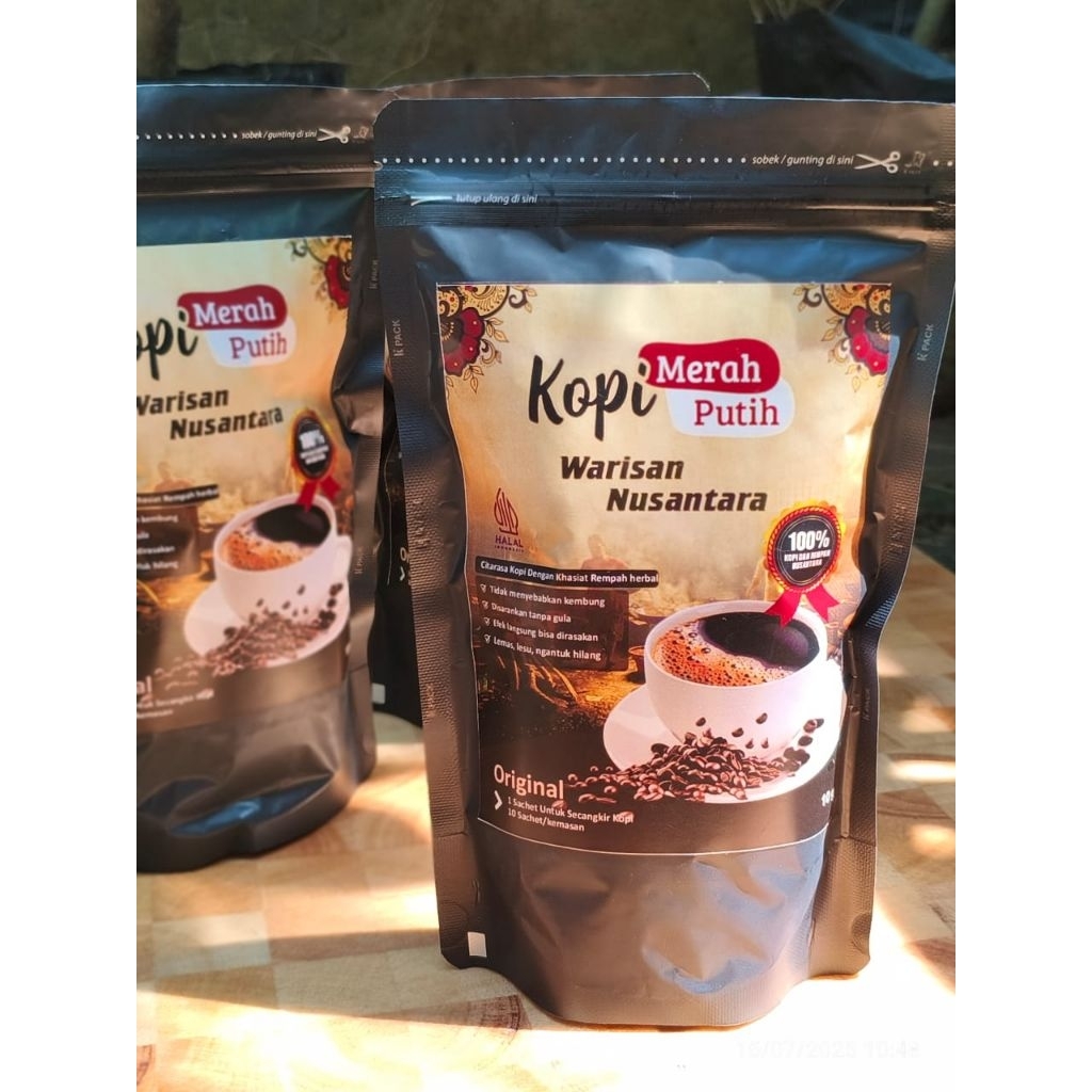 

Kopi rempah asli nusantara 1 pack 10 sachet