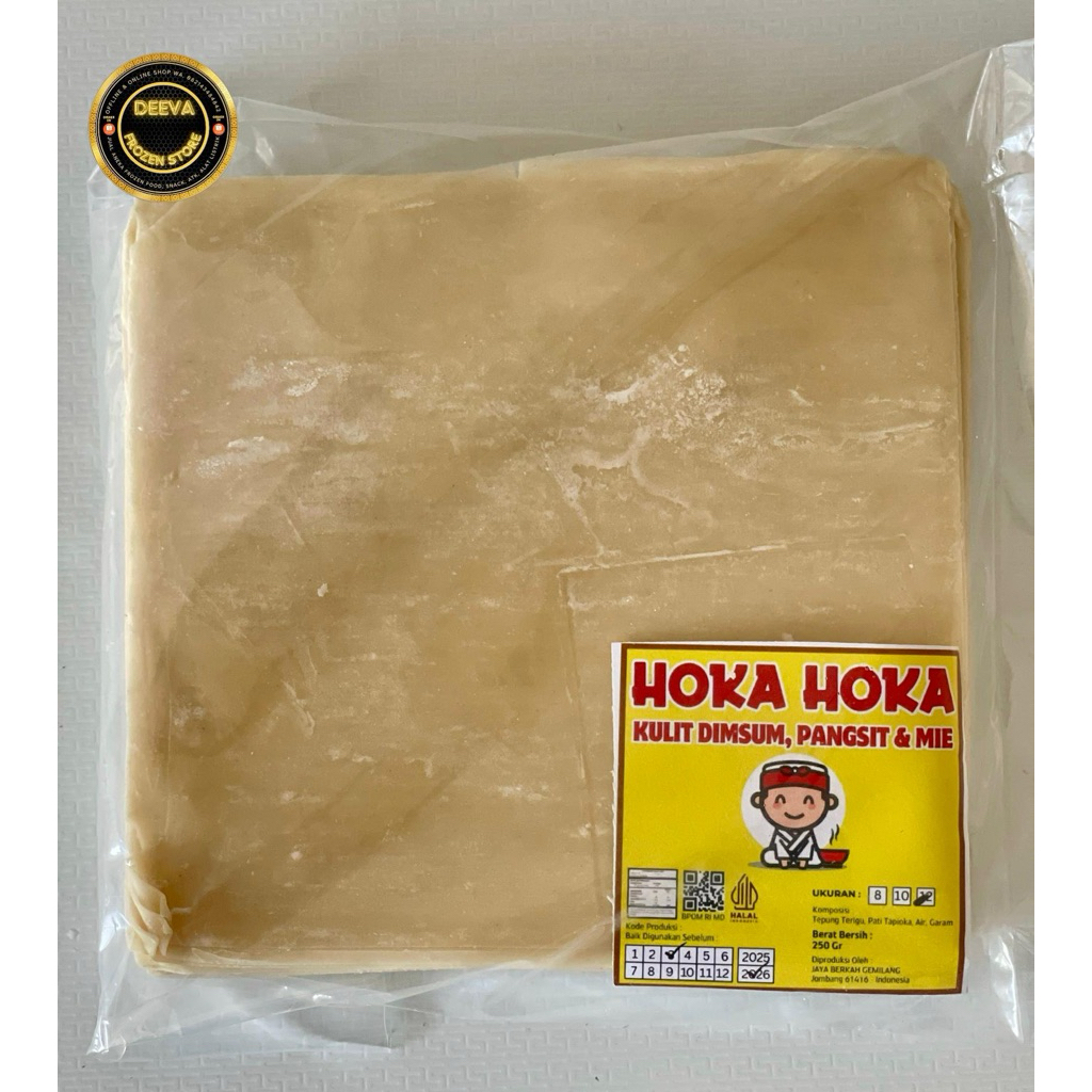 

Kulit pangsit Hoka hoka 250gr