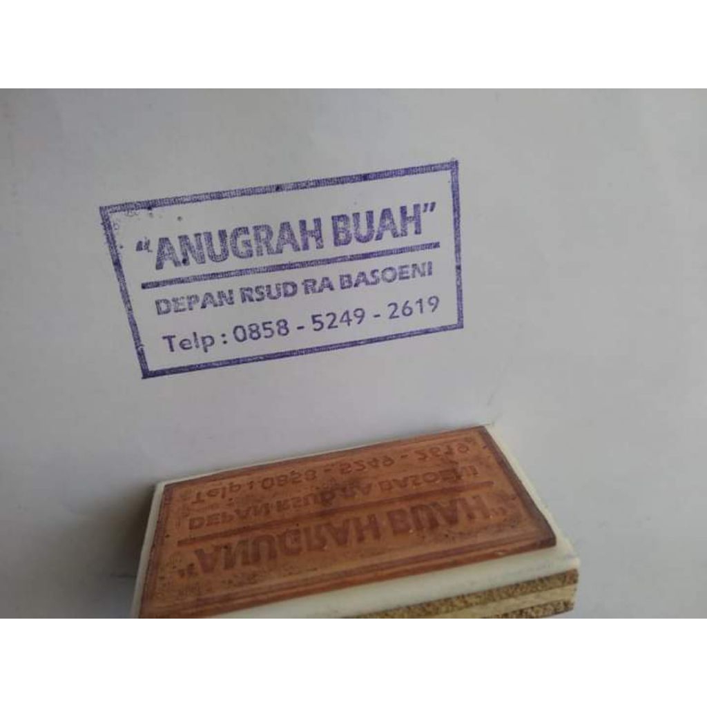 

stempel kayu sedang