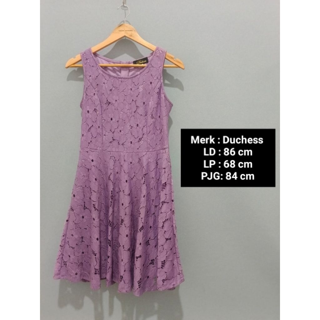 Dress Pesta Ungu Duchess Preloved